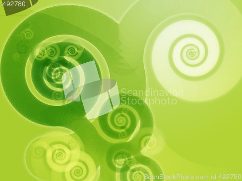 Image of Abstract spiral swirls