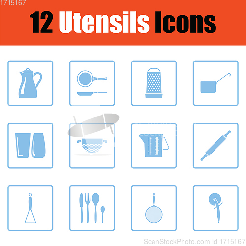 Image of Utensils icon set