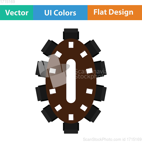 Image of Negotiating table icon