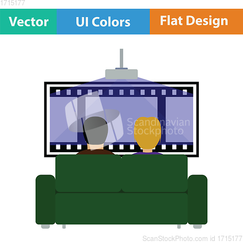 Image of Cinema sofa icon