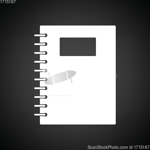 Image of Exercise book with pen icon