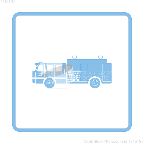 Image of Fire service truck icon