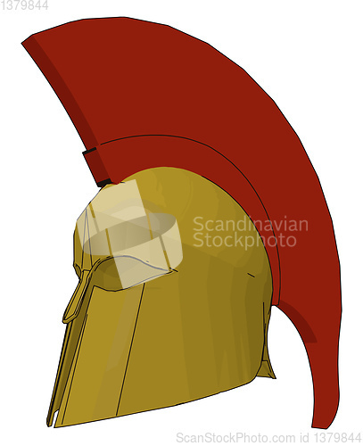 Image of The medieval armor vector or color illustration