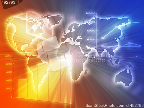 Image of Spreadsheet business charts