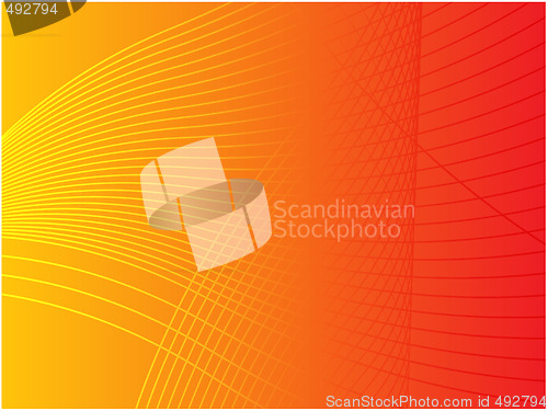 Image of Wavy glowing colors