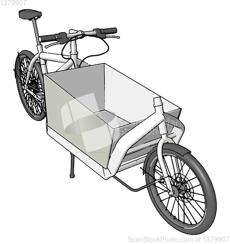 Image of Unique pattern of bicycle vector or color illustration