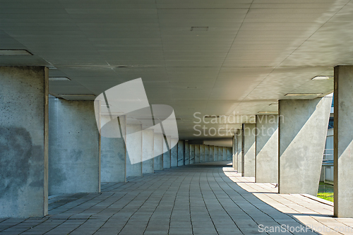 Image of Ggallery tunnel near Museum Park, Rotterdam, The Netherlands