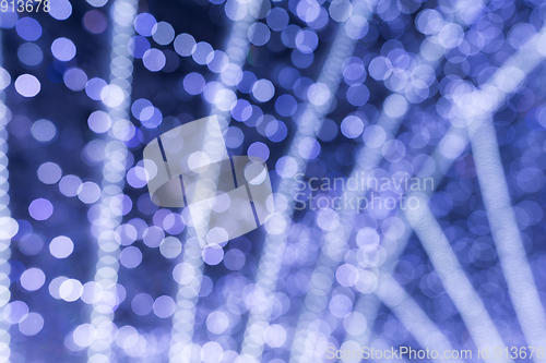 Image of Blur view of Christmas decoration