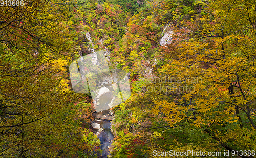 Image of Autumn scenery of Naruko Gorge