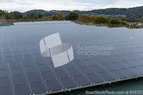 Image of Solar energy panel at outdoor