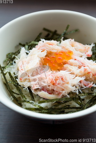 Image of Crab meat rice bowl