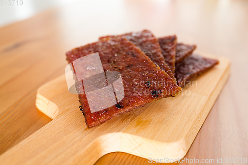 Image of Sliced of dried pork