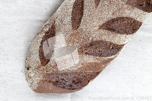 Image of loaf of rye bread
