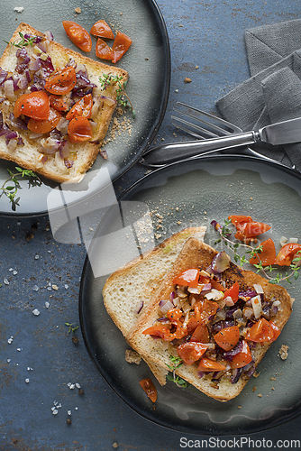 Image of Vegetable toast sandwiches