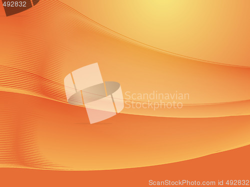Image of Wavy glowing colors