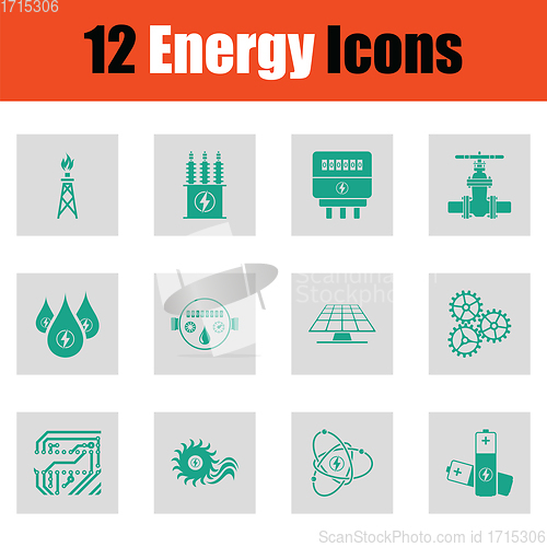 Image of Energy icon set