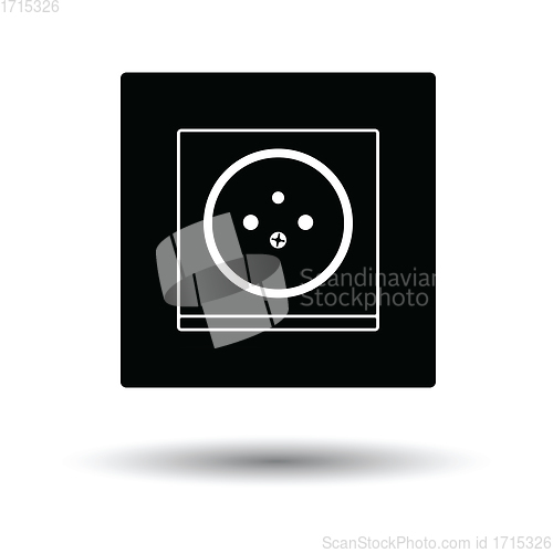 Image of France electrical socket icon