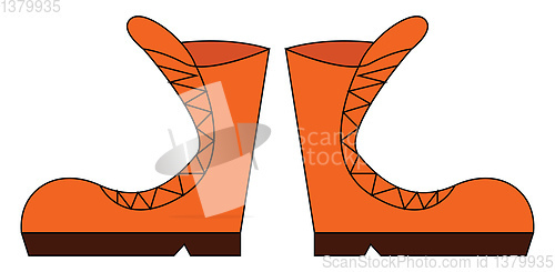 Image of Shoes illustration vector on white background 