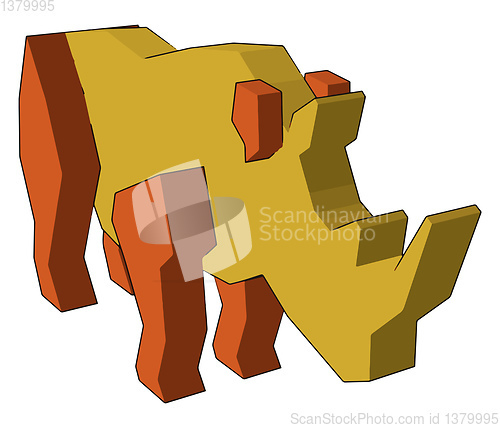 Image of A toy picture vector or color illustration