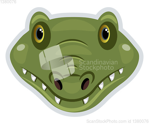 Image of Snake, vector color illustration.