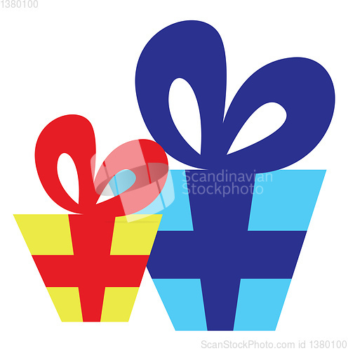 Image of Presents illustration vector on white background 