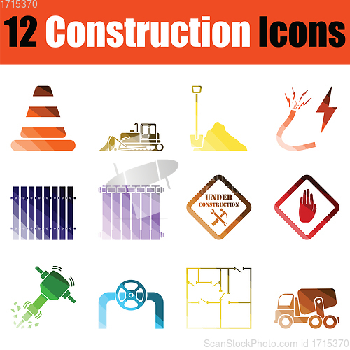 Image of Construction icon set