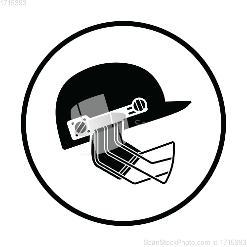 Image of Cricket helmet icon