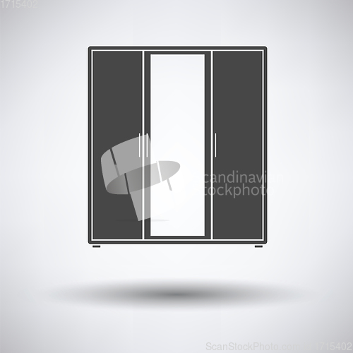 Image of Wardrobe with mirror icon