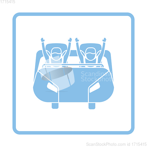 Image of Roller coaster cart icon