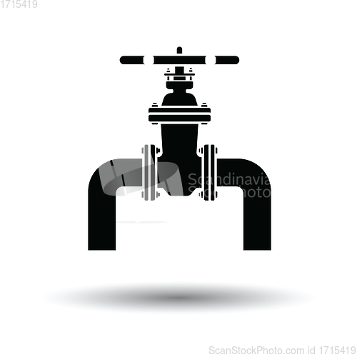 Image of Icon of Pipe with valve