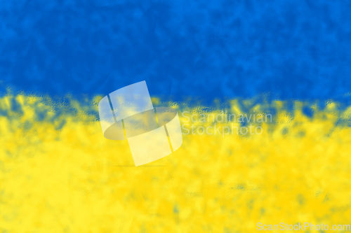 Image of Ukrainian Flag. Be brave like Ukraine. Stay with Ukraine.