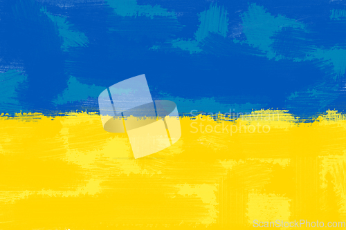 Image of Ukrainian Flag. Be brave like Ukraine. Stay with Ukraine.
