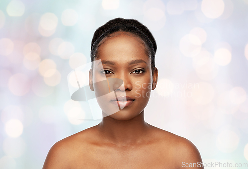 Image of portrait of young african american woman