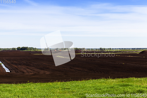 Image of production of peat