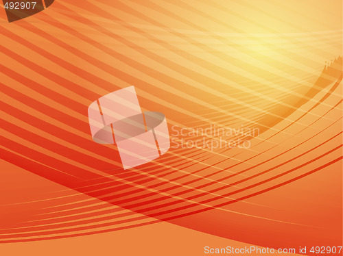 Image of Wavy glowing colors