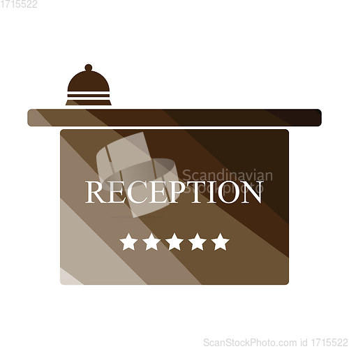 Image of Hotel reception desk icon