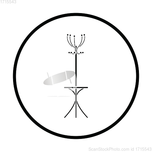 Image of Office coat stand icon