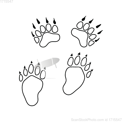 Image of Icon of bear trails