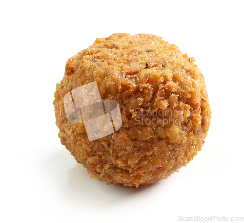 Image of fried falafel ball