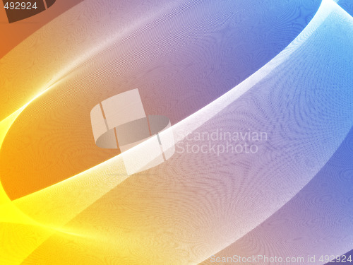 Image of Wavy glowing colors