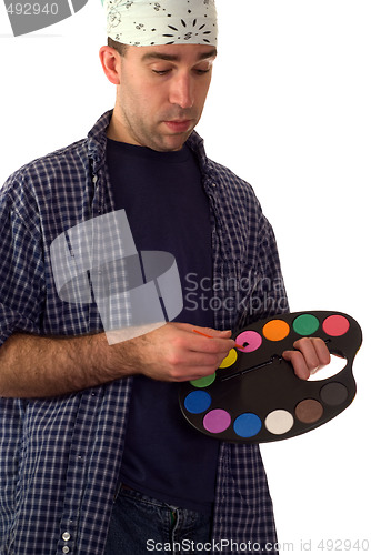 Image of Young Painter