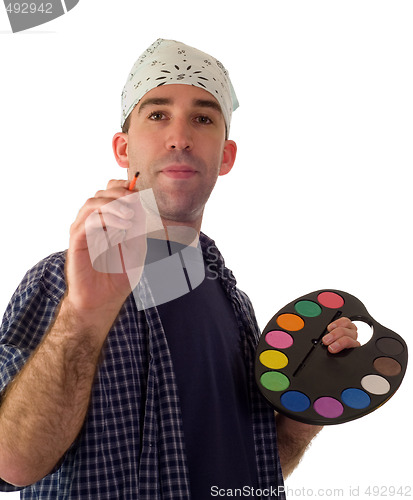 Image of Male Painter