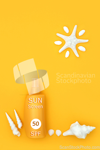 Image of UV Factor 50 Sunscreen for Skincare Protection