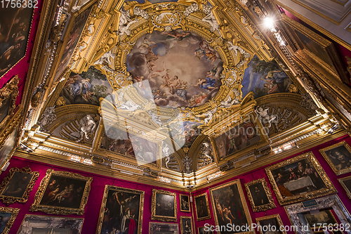 Image of interiors of Palazzo Pitti, Florence, Italy