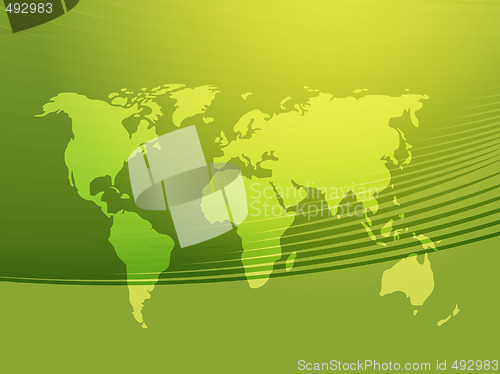 Image of Map of the world illustration