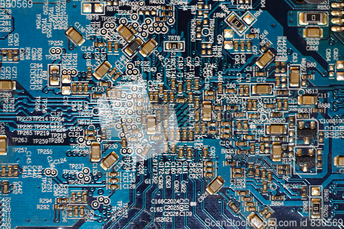 Image of computer chips texture