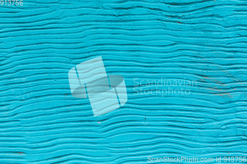 Image of Blue wavy wall