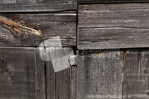 Image of old weathered wooden boards