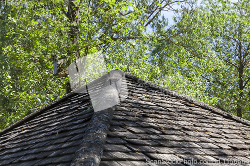 Image of old wooden roof