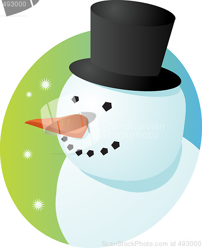Image of Smiling snowman
